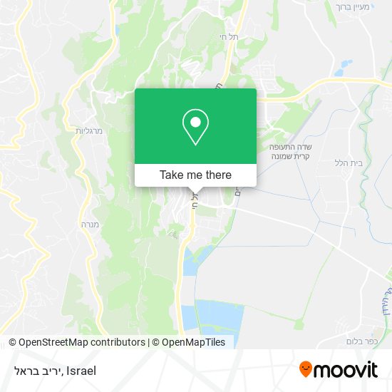 יריב בראל map