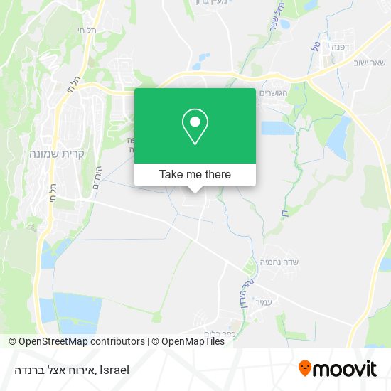 אירוח אצל ברנדה map