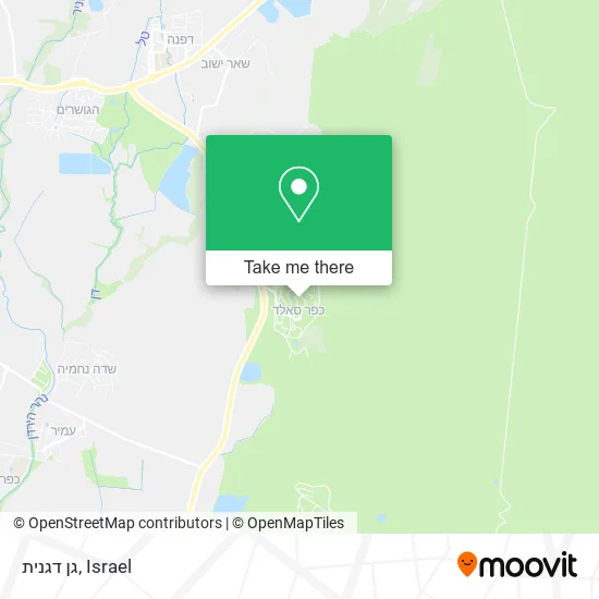 Карта גן דגנית