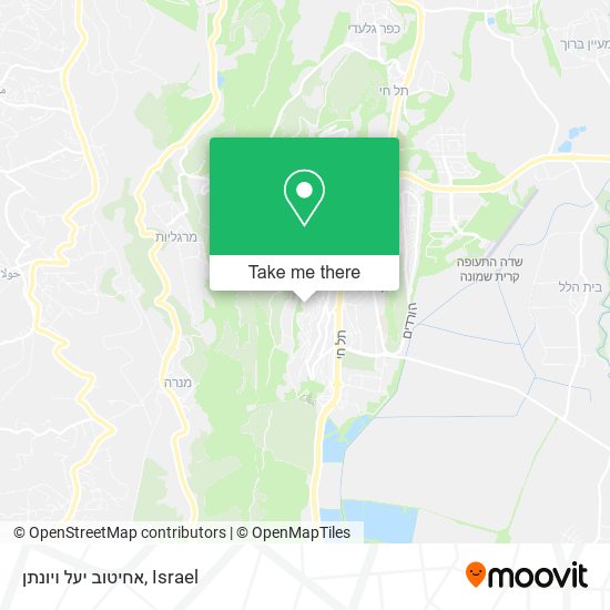 אחיטוב יעל ויונתן map