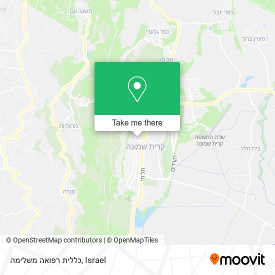 כללית רפואה משלימה map