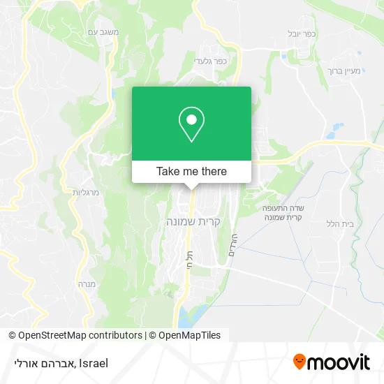 Карта אברהם אורלי