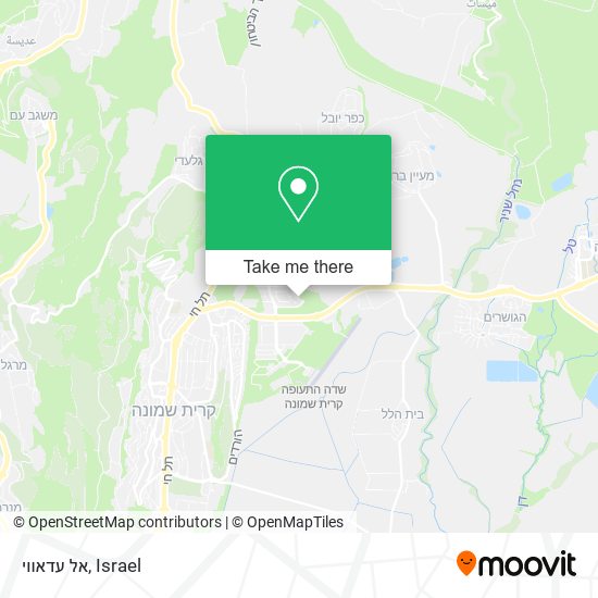 אל עדאווי map