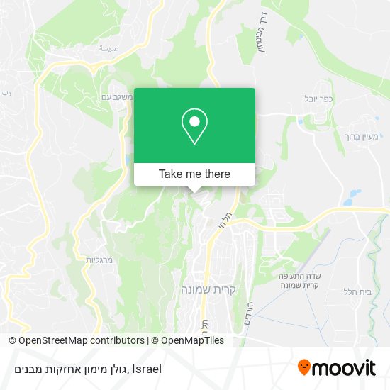 גולן מימון אחזקות מבנים map