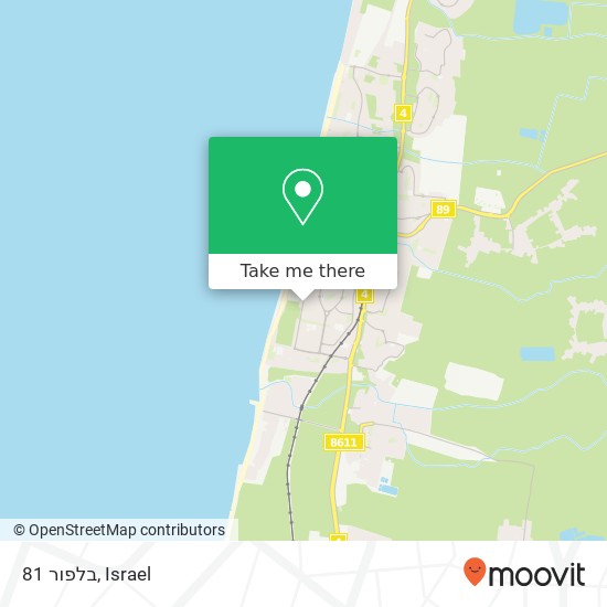 בלפור 81 map