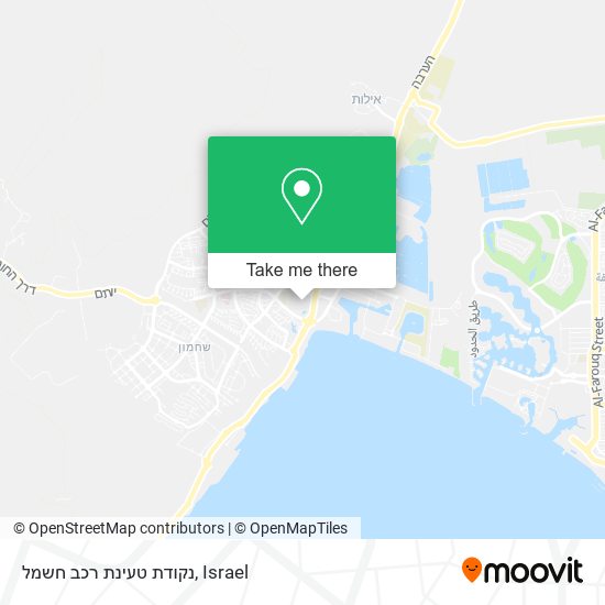 נקודת טעינת רכב חשמל map