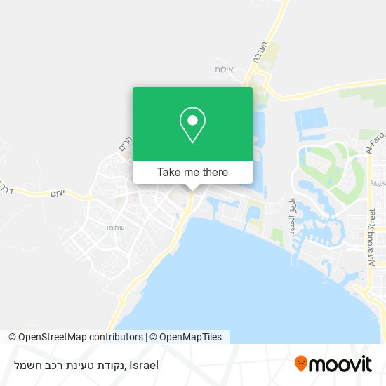 נקודת טעינת רכב חשמל map