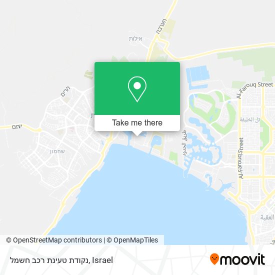 נקודת טעינת רכב חשמל map