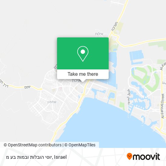 יוסי הובלות ובמות בע מ map