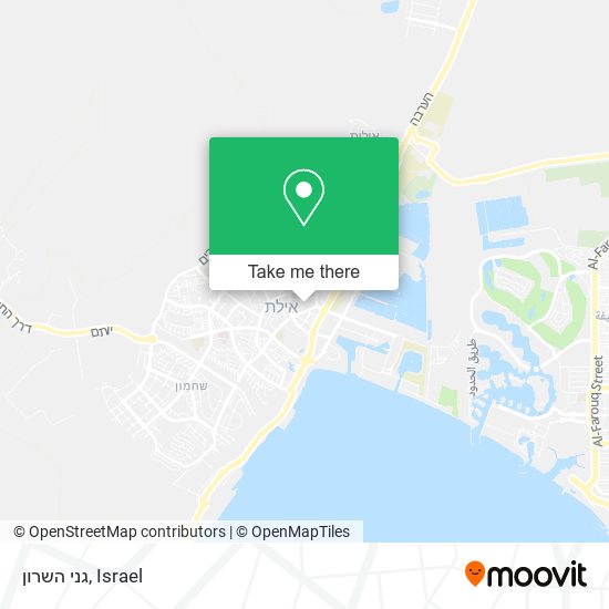 גני השרון map