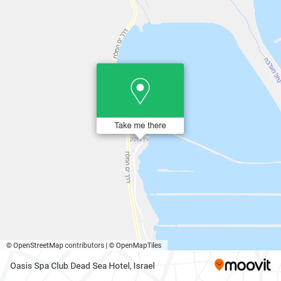 Oasis Spa Club Dead Sea Hotel map