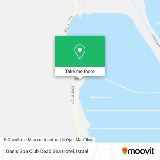 Карта Oasis Spa Club Dead Sea Hotel