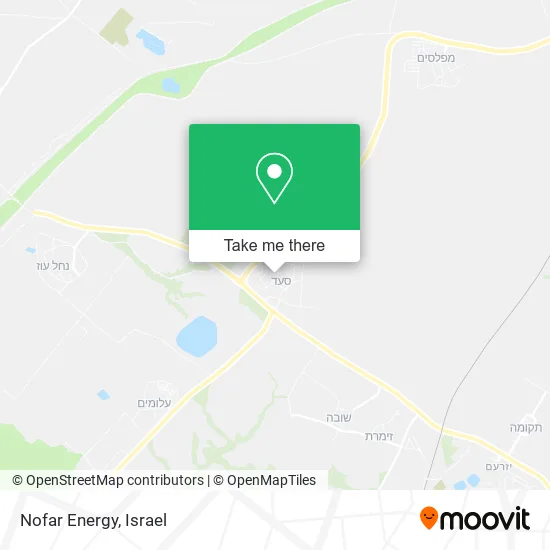 Карта Nofar Energy