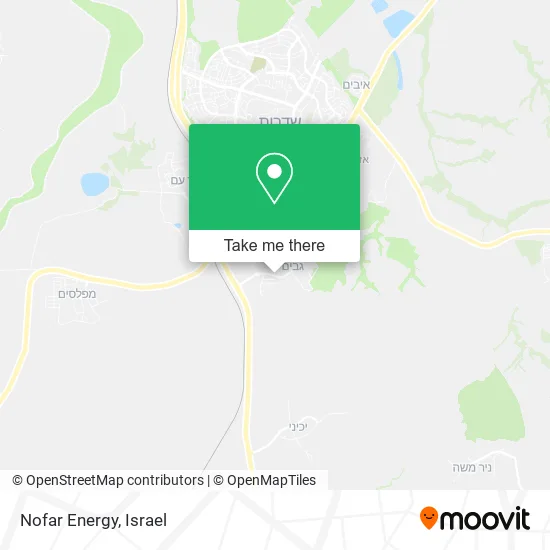 Карта Nofar Energy