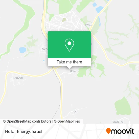 Карта Nofar Energy