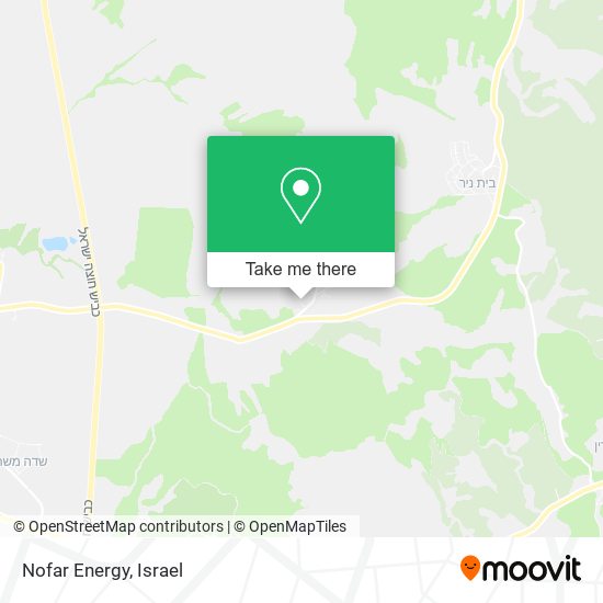 Карта Nofar Energy