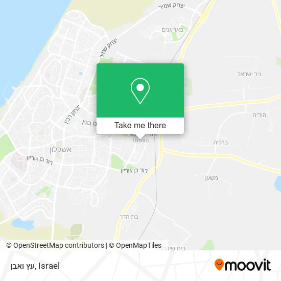 Карта עץ ואבן
