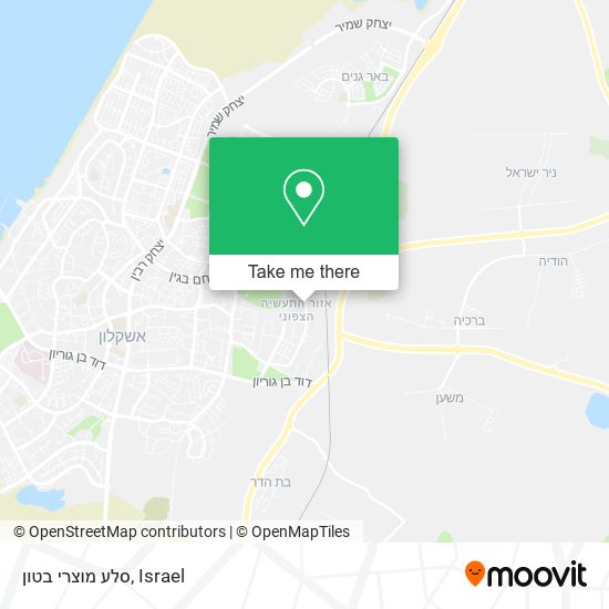 סלע מוצרי בטון map