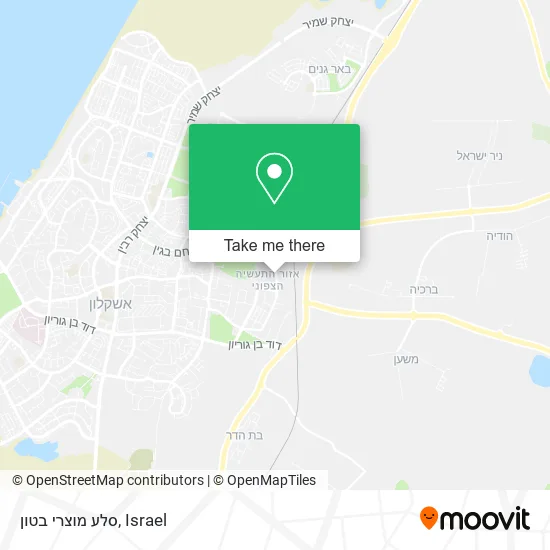 Карта סלע מוצרי בטון