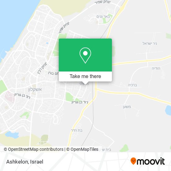 Ashkelon map