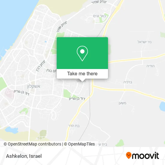 Карта Ashkelon