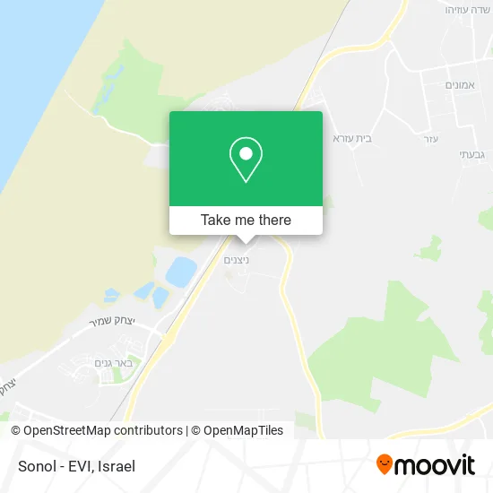 Карта Sonol - EVI