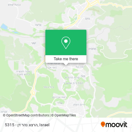 Карта 5315 - הרצוג נהר דן