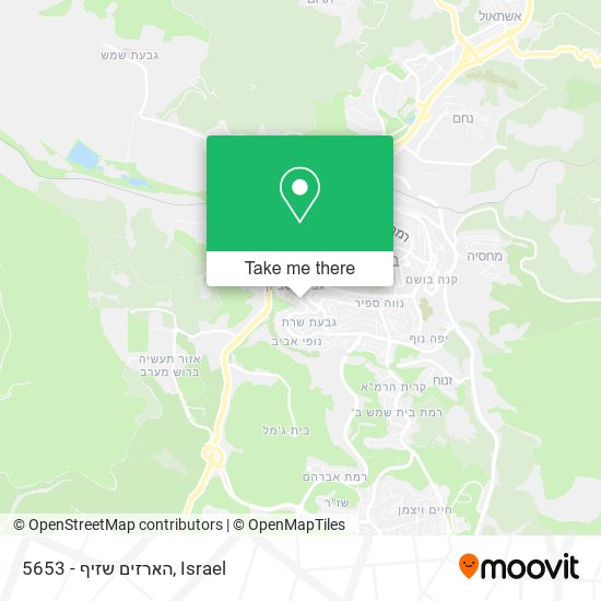 5653 - הארזים שזיף map