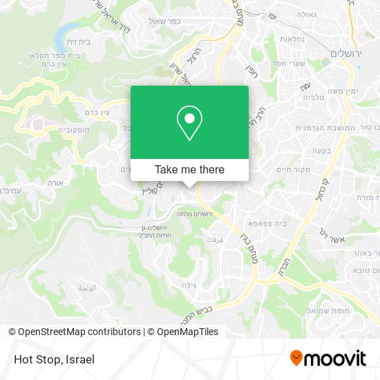 Карта Hot Stop