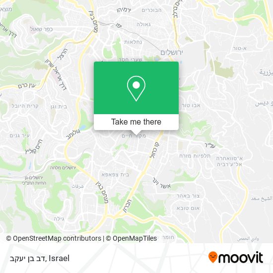 דב בן יעקב map