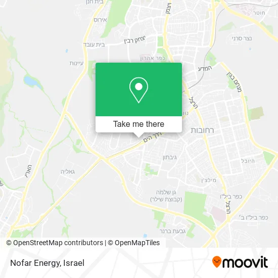 Карта Nofar Energy