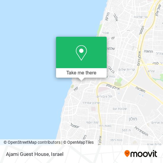 Ajami Guest House map