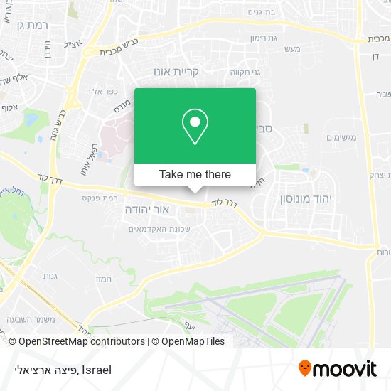 פיצה ארציאלי map