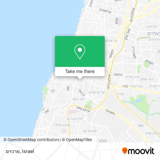 Карта מרכזים