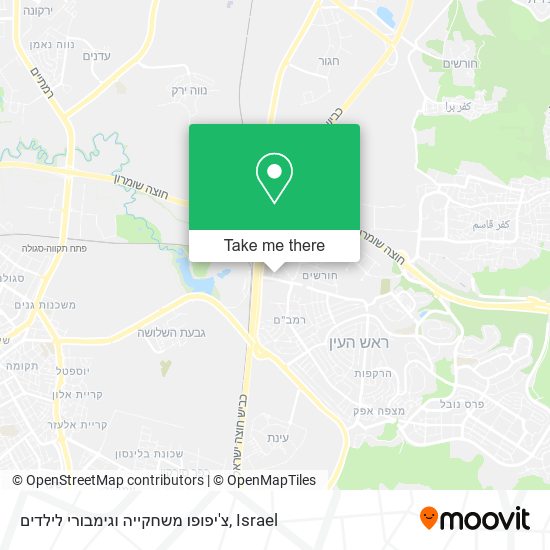 צ'יפופו משחקייה וגימבורי לילדים map