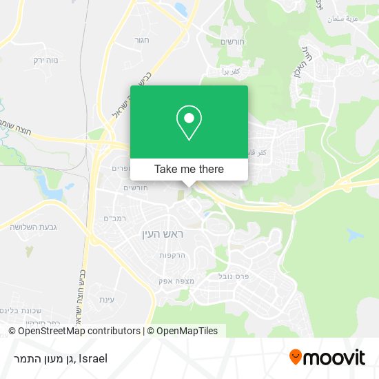 גן מעון התמר map