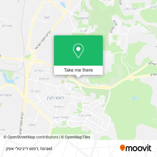 דפוס דיגיטלי אפק map