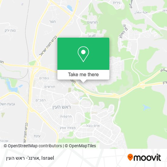 אורנג'- ראש העין map