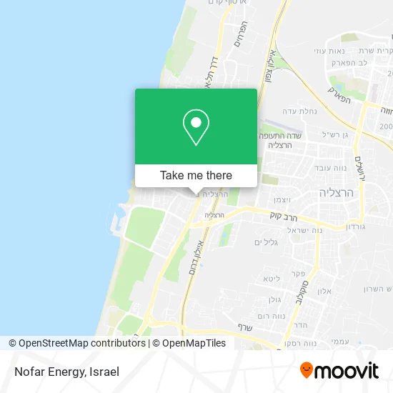 Карта Nofar Energy