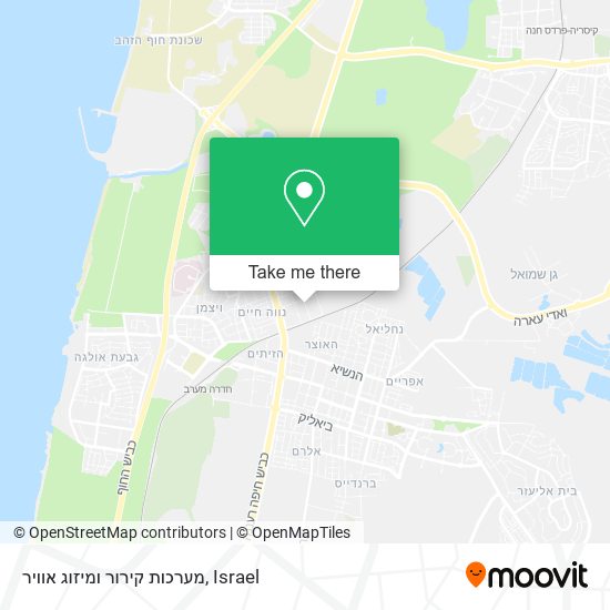 מערכות קירור ומיזוג אוויר map