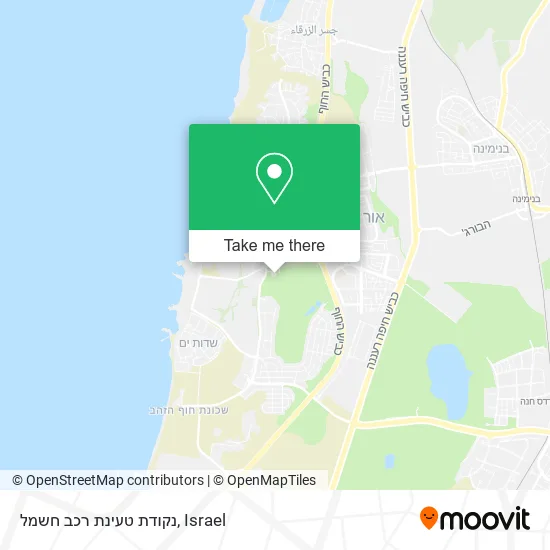 נקודת טעינת רכב חשמל map