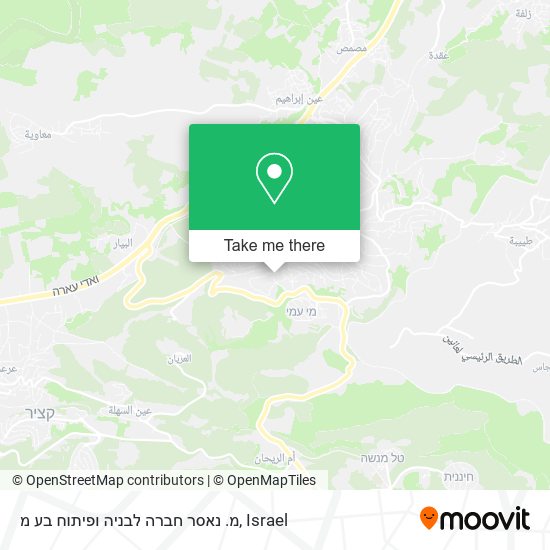 מ. נאסר חברה לבניה ופיתוח בע מ map