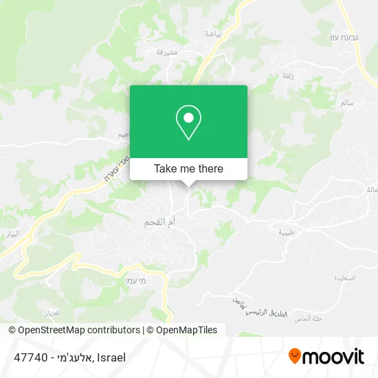 47740 - אלעג'מי map