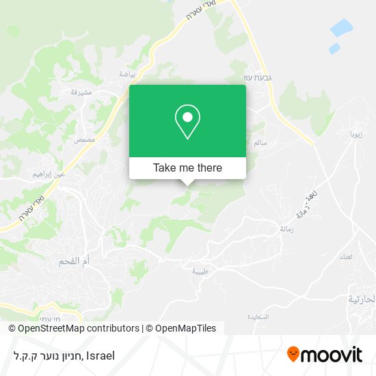 חניון נוער ק.ק.ל map