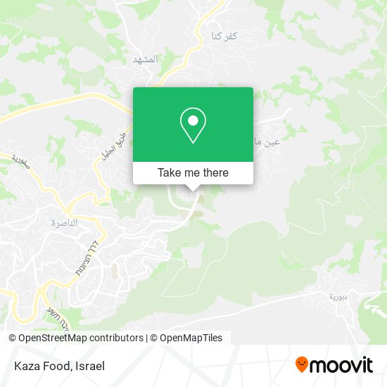 Kaza Food map