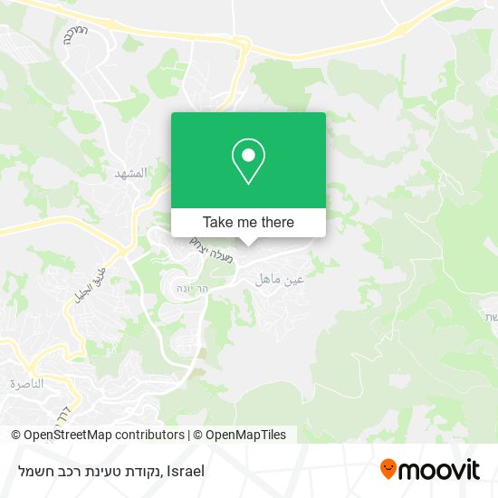 נקודת טעינת רכב חשמל map