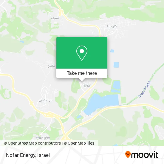 Карта Nofar Energy