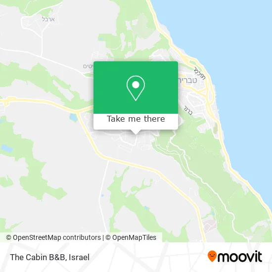 Карта The Cabin B&B