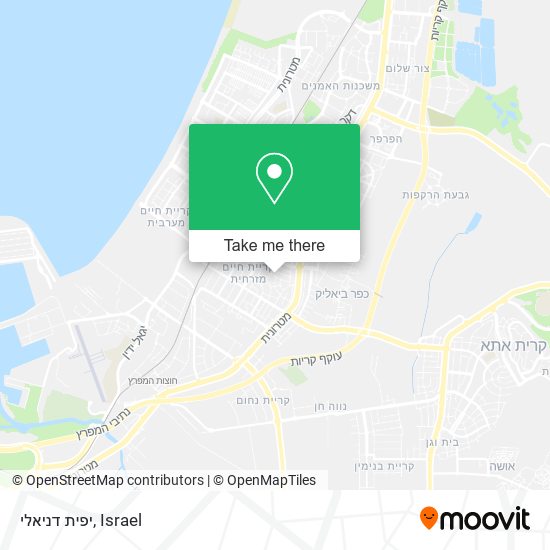 יפית דניאלי map