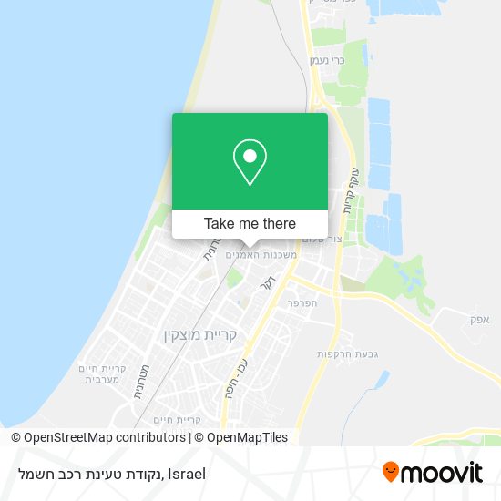 נקודת טעינת רכב חשמל map